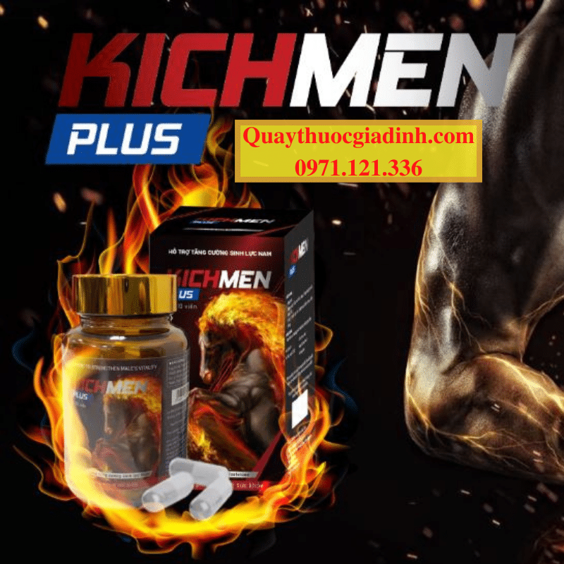 Viên uống Kichmen Plus lọ 30 viên – Tăng cường sức khỏe cho nam giới
